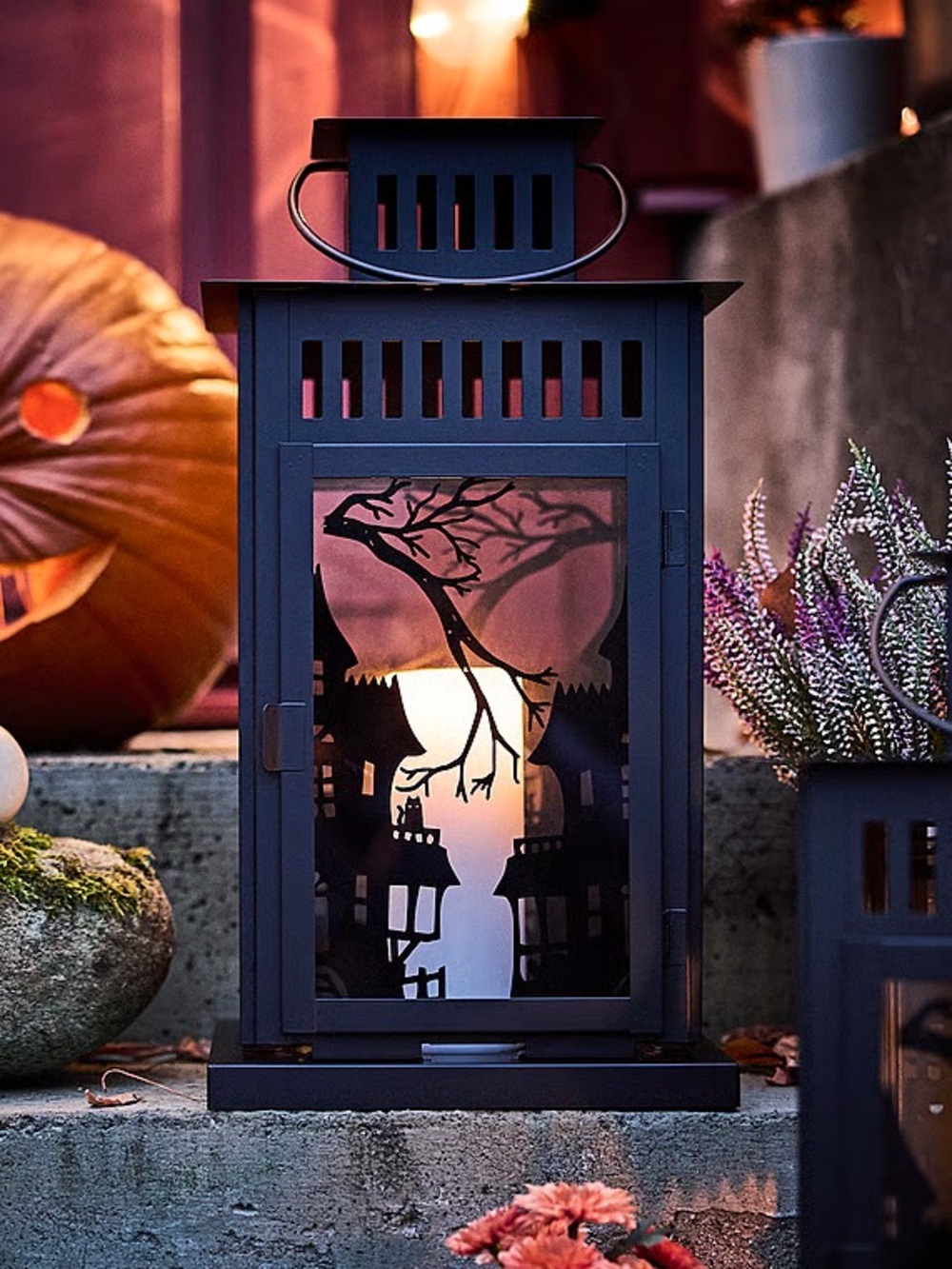 Black Decorative Metal Lantern